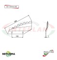 LS2015SX - Left - Knife for mixer wagon UNIFEED - Vertical - Toothed - Folded - TRIOLET - (5 Pz.)