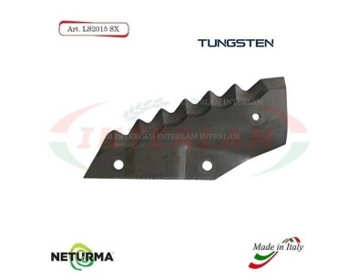 Lama per Carri UNIFEED LS 2015 SX - Piegata -Tungsteno TRIOLET 5 Pz.