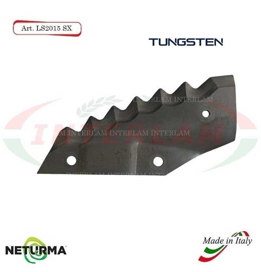 LS2015SX - Tungsteno  - Lama per Carri UNIFEED  - Piegata - TRIOLET - (5 Pz.)