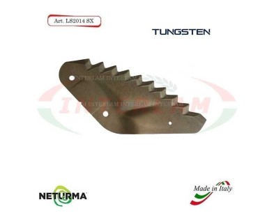 Lama per Carri UNIFEED LS2014SX - Piegata - Tungsteno - TRIOLET - 5Pz.