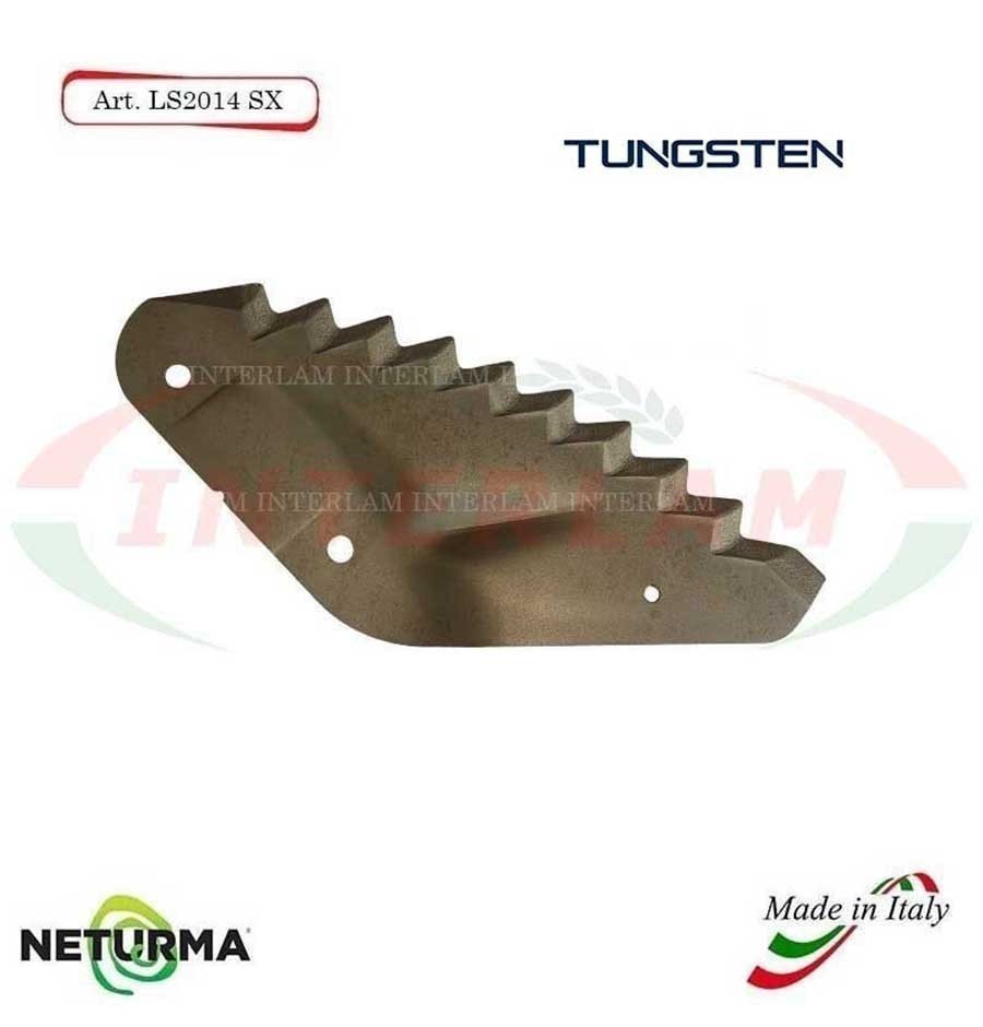 LS2014SX - TUNGSTENO - Lama per Carri UNIFEED  - Piegata - TRIOLET - (5 Pz.)