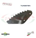 LS2014SX - TUNGSTEN - Left - Knife for mixer wagon UNIFEED - Vertical - Toothed -FOLDED - FARESIN - (5 Pcs.)