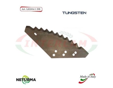 Lama per Carri UNIFEED LS 2004-1 DX - (2 Pz.) - Tungsteno