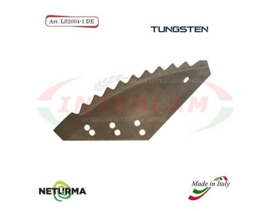 Lama per Carri UNIFEED LS 2004-1 DX - (2 Pz.) - Tungsteno