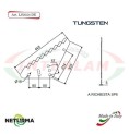 LS2024DX - TUNGSTEN - Right - Knife for mixer wagon UNIFEED - Vertical - Toothed - STORTI - (5 Pcs.)