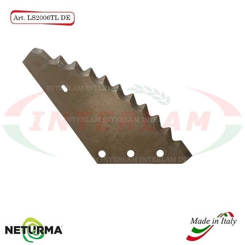 Right toothed knife for UNIFEED vertical mixer wagon LS 2006 TL DX - CRAI - (5 Pcs.)
