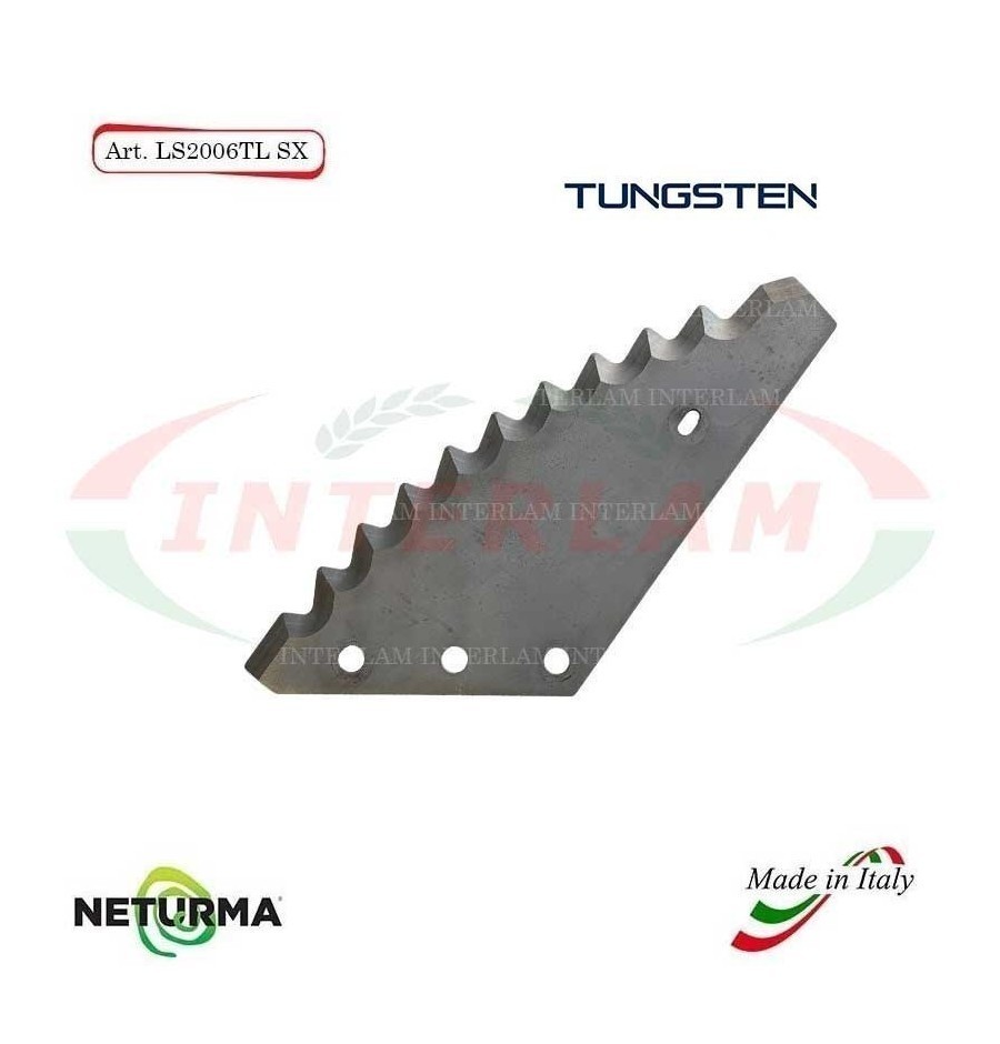 LS2006TLSX - TUNGSTENO - Lama per Carri UNIFEED - LAZZARONI - (5 Pz.)
