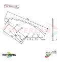 LS2023DX - Lama per Carri UNIFEED - STORTI - (5 Pz.)