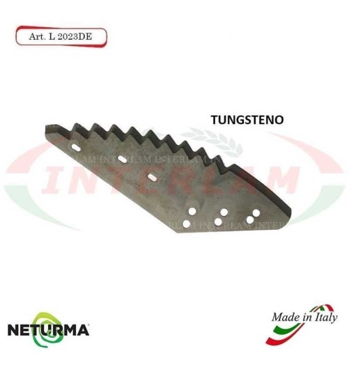 LS2023DX - TUNGSTENO - Lama per Carri UNIFEED -STORTI - (3 Pz.)