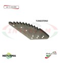 LS2023DX - TUNGSTEN - Right - Knife for mixer wagon UNIFEED - Vertical - Toothed - STORTI - (3 Pcs.)