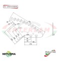 LS2016SX -Knife for mixer wagon UNIFEED Vertical GENERALMIX - (5 Pcs.)