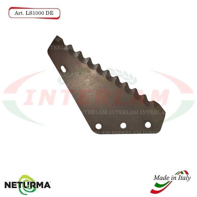 Right toothed knife for UNIFEED vertical mixer wagon LS 1000 DX - OMAS - 5 Pcs.