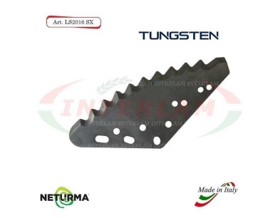 LS2016SX - TUNGSTENO - Lama Per Carri UNIFEED Verticale - (5 Pz.)