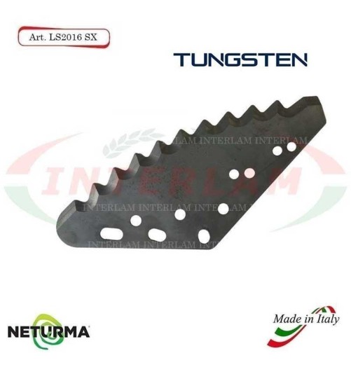 LS2016SX - TUNGSTENO - Lama Per Carri UNIFEED Verticale - (5 Pz.)