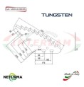 LS2016SX - TUNGSTEN  - Left - Knife for mixer wagon UNIFEED Vertical -ITALMIX - (5 Pcs.)