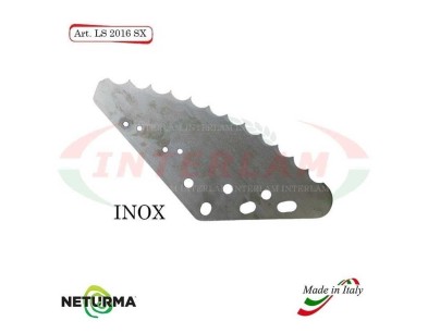 LS2016SX - INOX - Lama Per Carri UNIFEED Verticale - STORTI - (1 Pz.)