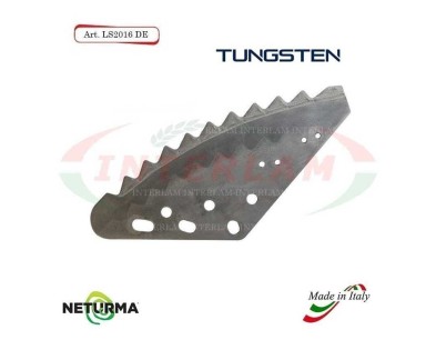 LS2016DX - TUNGSTENO - Lama Per Carri UNIFEED Verticale - ITALMIX - (5 Pz.)