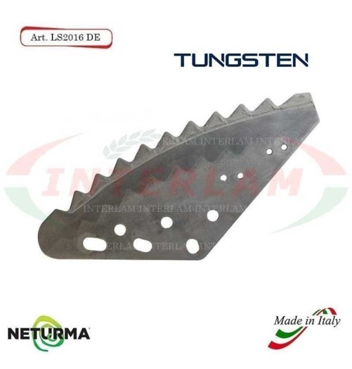 LS2016DX - TUNGSTEN -Knife for mixer wagon UNIFEED Vertical - FARESIN - (5 Pcs.)