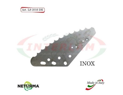 LS2016DX - INOX - Lama Per Carri UNIFEED Verticale - (1 Pz.)