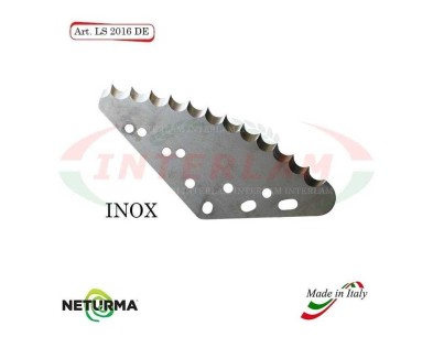 LS2016DX - INOX - Lama Per Carri UNIFEED Verticale VERTICALMIX (1 Pz.)