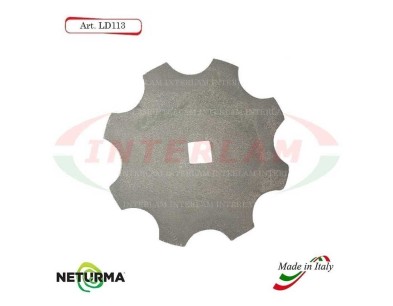 LD113 - Knife for mixer wagons  UNIFEED - Toothed - Ø144 -SEKO -25 Pcs