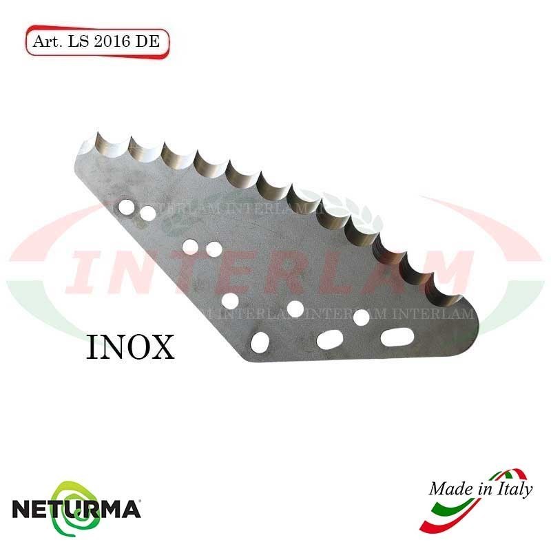Lama Per Carri UNIFEED Verticale - LS 2016 DX - Inox - (1 Pz.) - VERTICALMIX