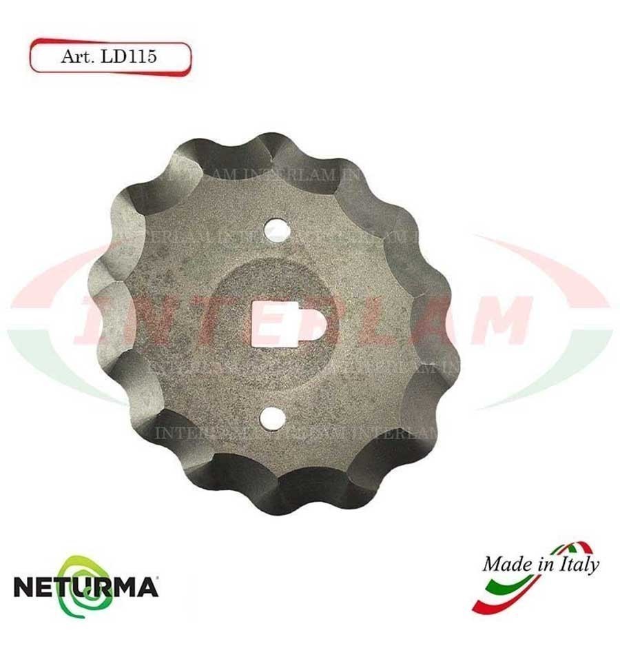LD115 - Lama per Carri UNIFEED - Dentata - Ø95X107 - STORTI - (25 Pz.)