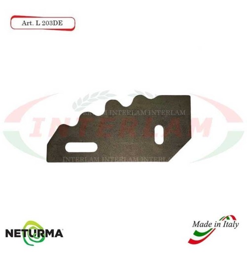 Knife for mixer wagons  UNIFEED L203DX Toothed - Ø93 - (10 pcs)
