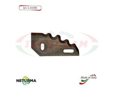 Knife for mixer wagons  UNIFEED L203DX Toothed - Ø93 - (10 pcs)