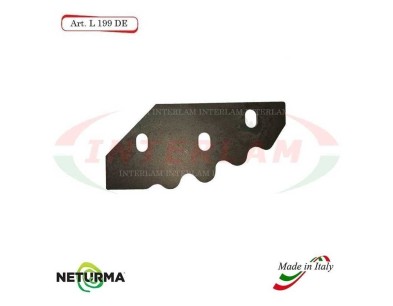 L199DX - Lama per Carri UNIFEED - Dentata - Ø93 - SGARIBOLDI (10 Pz.)