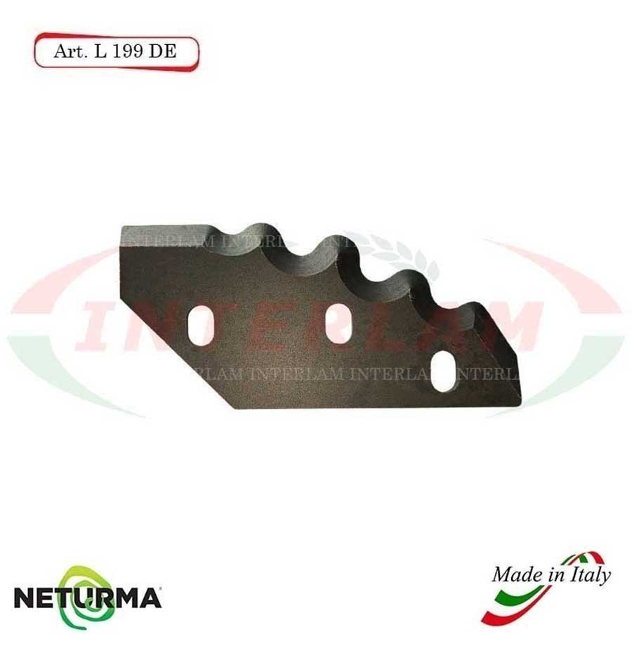 L199DX - Lama per Carri UNIFEED - Dentata - Ø93 - SGARIBOLDI (10 Pz.)