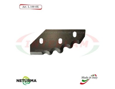 Knife for mixer wagons UNIFEED L199SX toothed - Ø93 - (10 Pcs.)