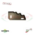 L208DX - Right - Knife for mixer wagons UNIFEED - toothed - Ø80 - (10 Pcs.) - GILIOLI