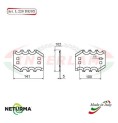 L228DX - Knife for mixer wagons UNIFEED - toothed - Ø102 - (10 Pcs.) - FARESIN