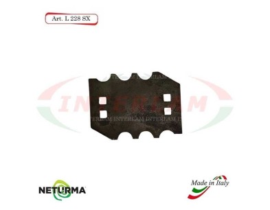Knife for mixer wagons UNIFEED L228SX toothed - Ø102 - (10 Pcs.)