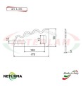 L301 - Knife for mixer wagons UNIFEED - toothed - Ø90 - (10 Pcs.) - BONINO