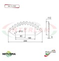 L242 - Lama per Carri UNIFEED - Dentata - Ø112 - (5 Pz.)