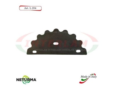 Knife for mixer wagons UNIFEED L204 toothed - Ø129 - (5 Pcs.)