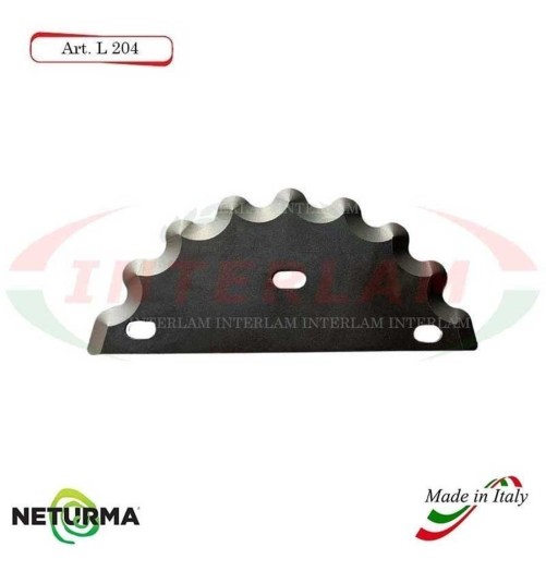 L204 - Lama per Carri UNIFEED - Dentata - Ø129 - SGARIBOLDI - (5 Pz.)