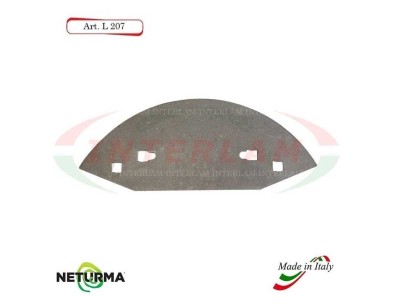 L207 - Lama per Carri UNIFEED - Liscia - Ø110 - STORTI (5 Pz.)