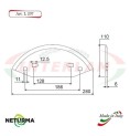 L207 - Knife for mixer wagons UNIFEED - Smooth  - Ø110 - STORTI (5 Pcs.)