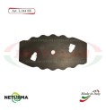 L244SX - Lama per Carri UNIFEED - Dentata - Ø88 - 2 FORI - STORTI - ST16800059 - (10 Pz.)