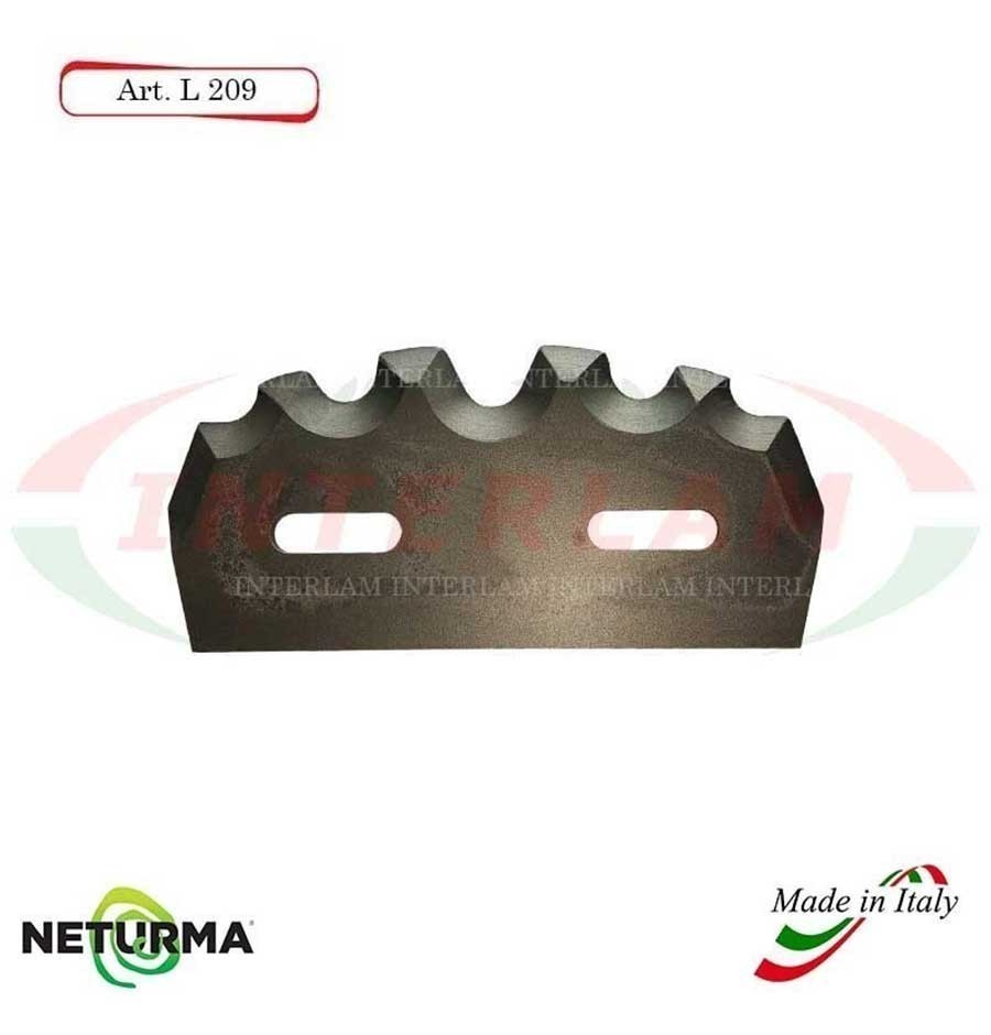 L209 - Knife for mixer wagons UNIFEED - toothed  - Ø97 - GILIOLI - ( 10 Pz.)