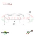 L247 - Lama per Carri UNIFEED - Liscia - Ø55 - STORTI - ST16800061 - (10 Pz.)