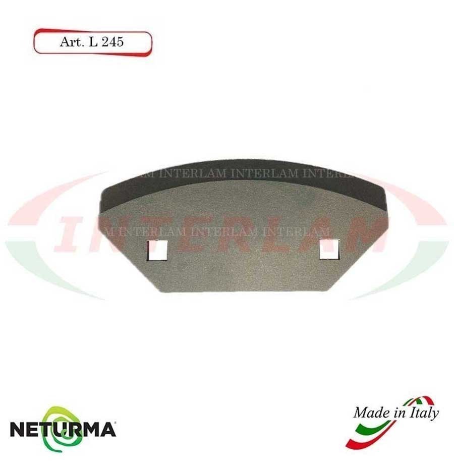L245 - Lama per Carri UNIFEED - Liscia - Ø81 - STORTI - (10 Pz.)