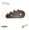 L246SX - Left - Knife for mixer wagons UNIFEED - Toothed  Ø91 - STORTI  - (10Pcs.)