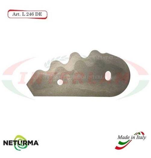 L246DX - Knife for mixer wagons UNIFEED -Toothed - Ø91 - STORTI - (10 Pcs.)