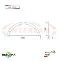 L214 - Knife for mixer wagons UNIFEED - Smooth - Ø140 - MARMIX - No holes - (5 Pcs.)