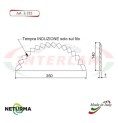 L212 - Lama per Carri UNIFEED - Dentata - Ø140 - MARMIX - Senza Fori - (5 Pz.)