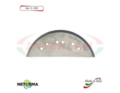 L320 - Lama per Carri UNIFEED - Liscia - Ø142 - MARMIX - ALIECO - (5 Pz.)